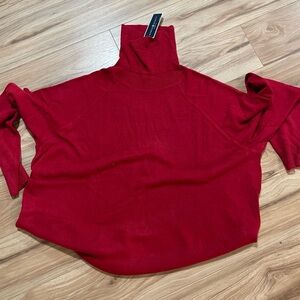 Karen Scott Vibrant Red Knit Top